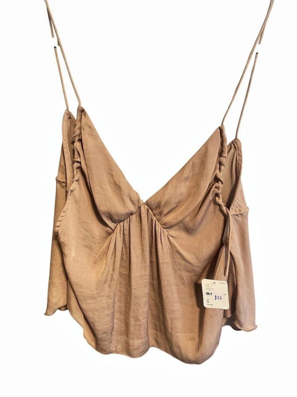 Free People C 8148 Camisole in Brown Size Small NWT